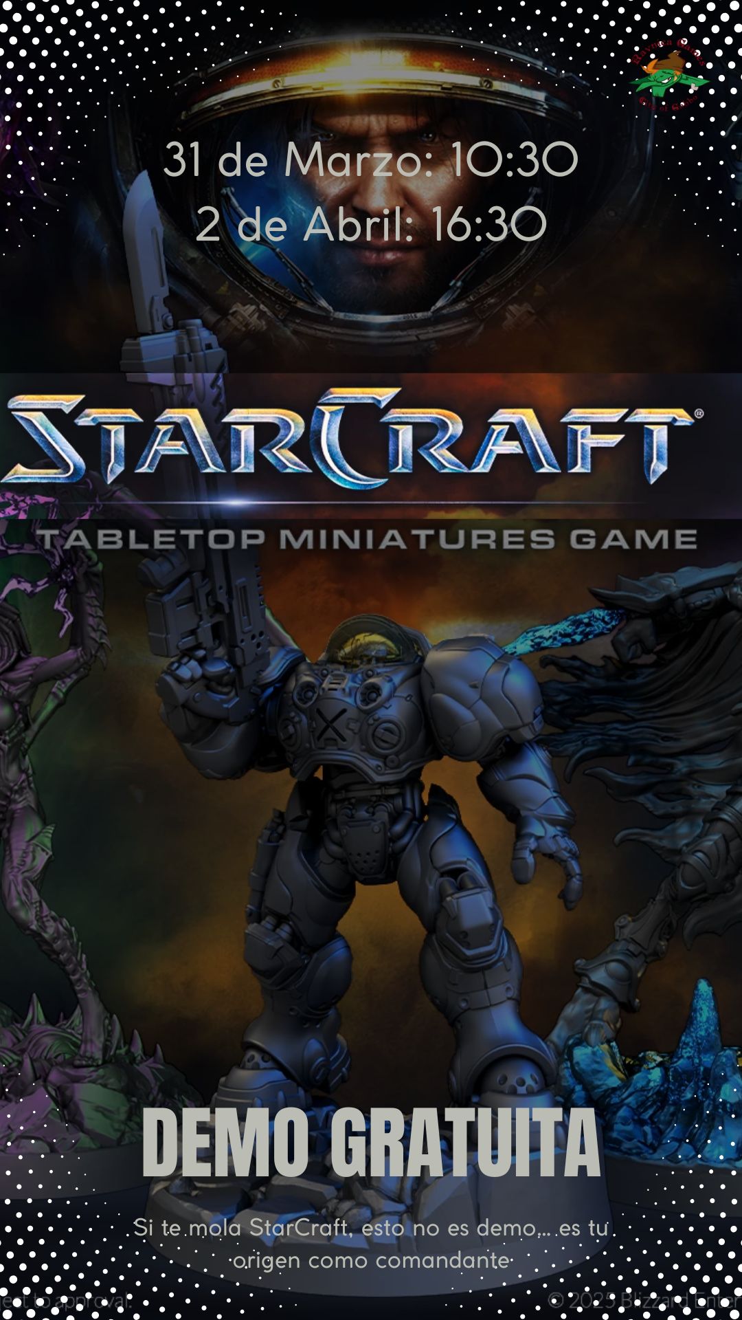 Todo el material de la demostración, será incluido por la tienda. No se requiere de inscripción previa