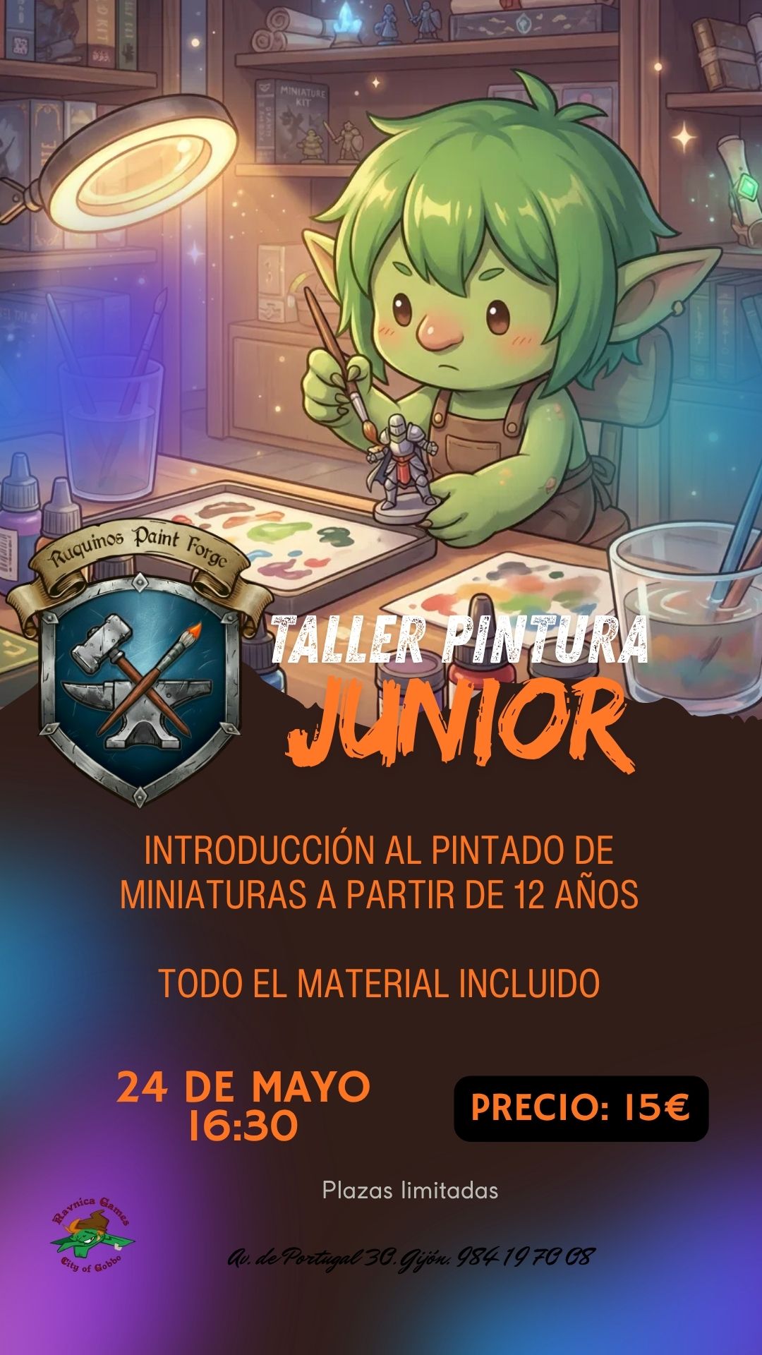 Plazas limitadas, es necesario inscribirse previamente contactando con nosotros